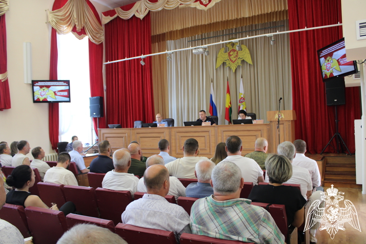 Проведено заседание Координационного совета по вопросам частной охранной деятельности при Управлении Росгвардии по Липецкой области