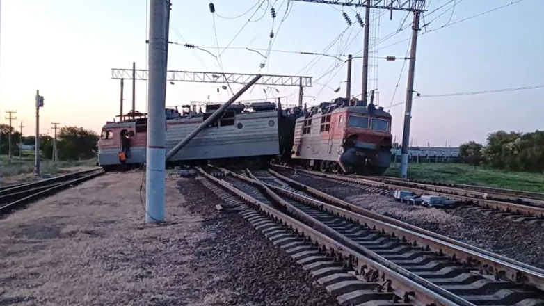 Авария поезд