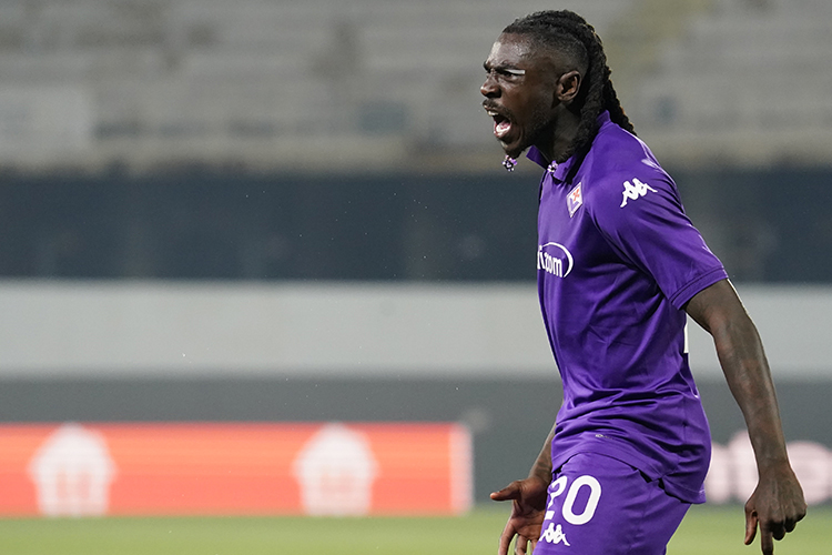 Сегодня «прима» во Флоренции — Мойзе Кин. 25-летний нападающий, забивший в прошлом сезоне 25 мячей в 41 матче