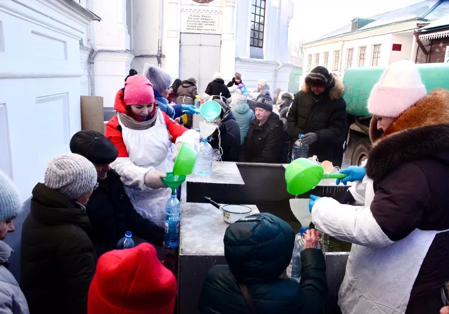 Крестный ход 2024 год. Крещение. 