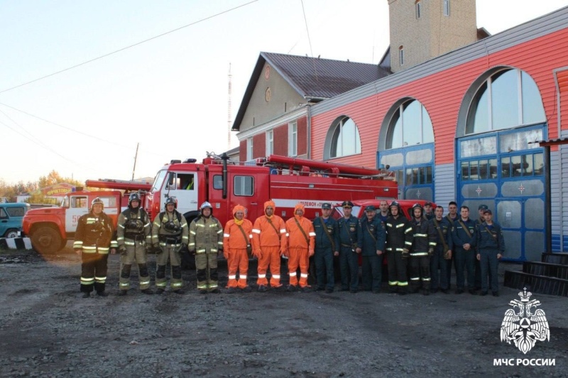 Пожарно-спасательная часть № 50 Баганского района отмечает 60-летний юбилей