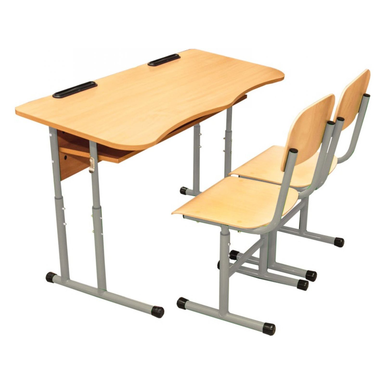 Столы ученические регулируемые двухместные. Парта 2-х местная (в комплекте с электрикой) 24/182. Комплект ученической мебели №3 (2-местный, регулируемый, пластик). Комплект ученической мебели ШК-310. Школьная парта HPL.