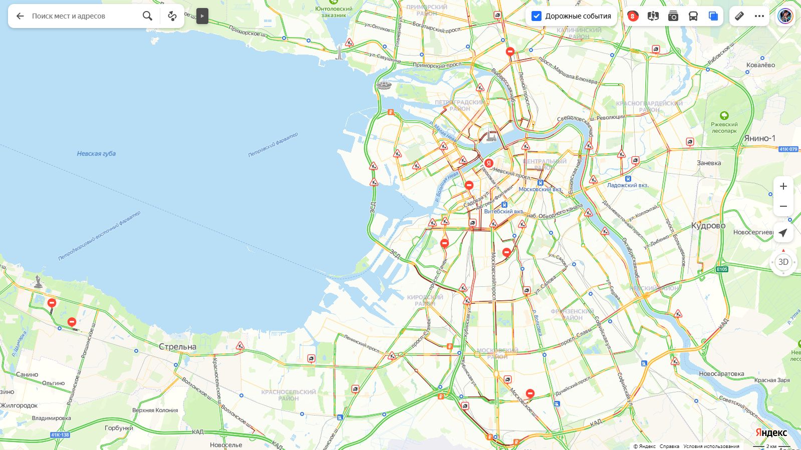 карта васильевского острова в санкт петербурге