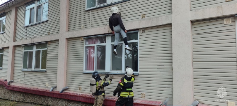 Учебная тревога в керченском санатории