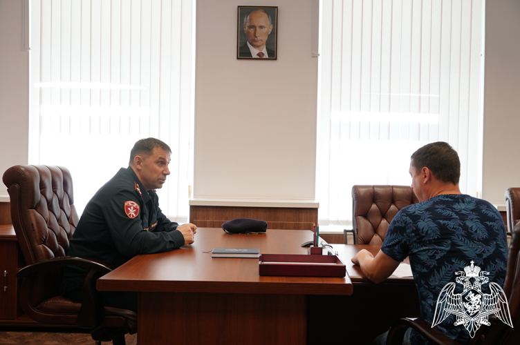 В Иванове начальник регионального Управления Росгвардии провел приём граждан в Приёмной Президента Российской Федерации в Ивановской области