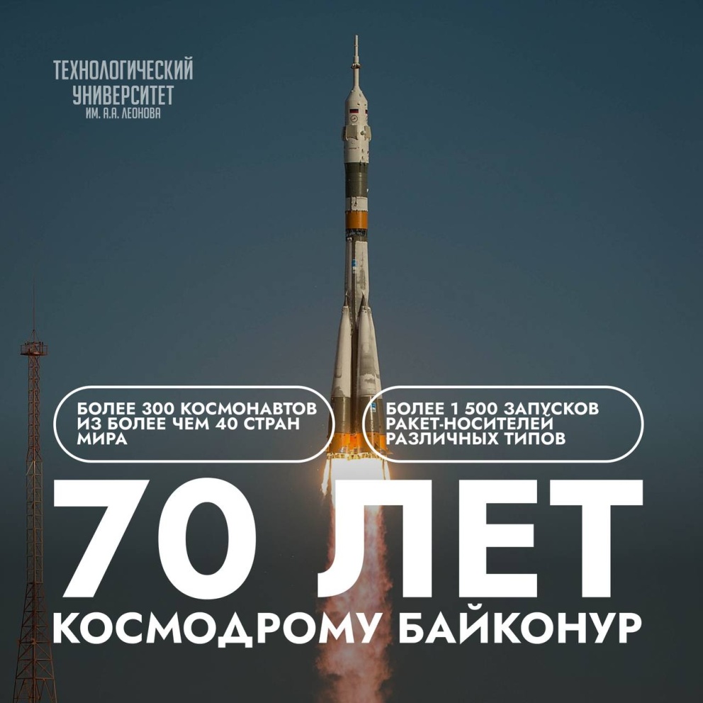 Байконуру 70 лет! - «Технологический университет»