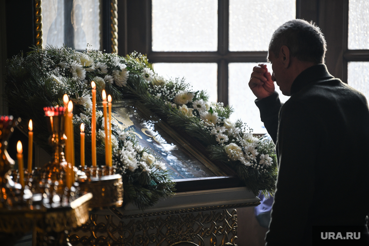 Освящение воды в Храме вознесения Господня. Екатеринбург 