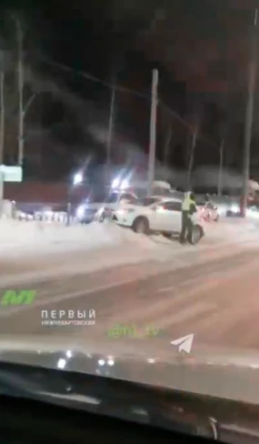 В Нижневартовске за один вечер произошло два массовых ДТП