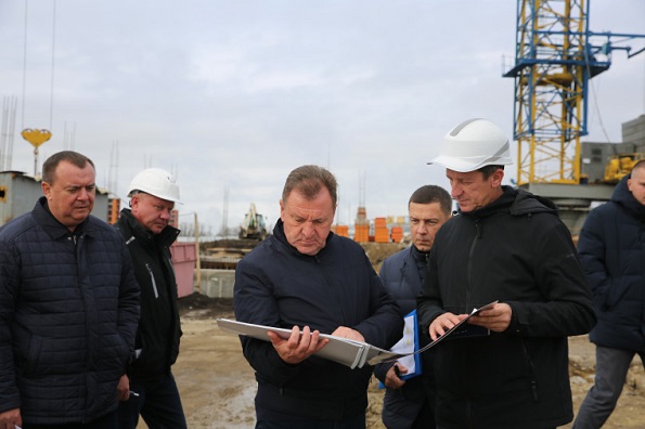 Возведение новой школы на улице Андрея Голуба