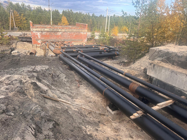 На севере Бурятии завершён ремонт тепловых сетей 