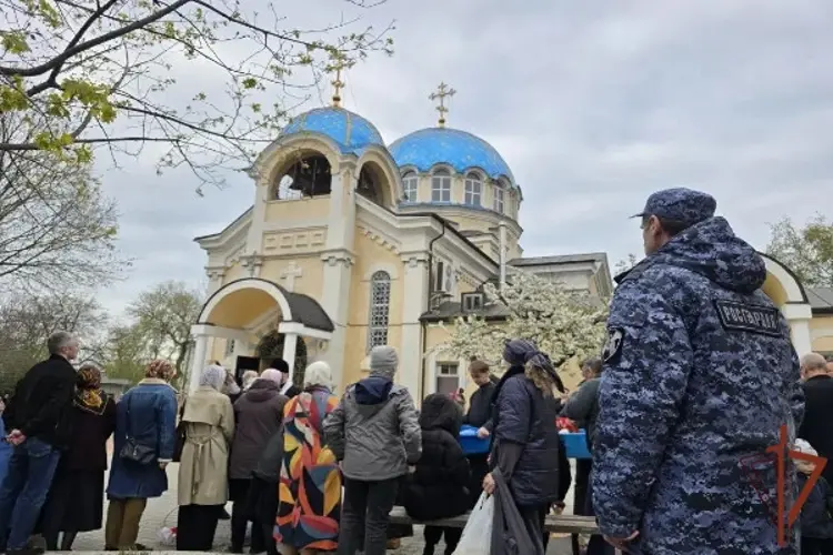 Росгвардейцы обеспечили правопорядок в период празднования Пасхи на Северном Кавказе