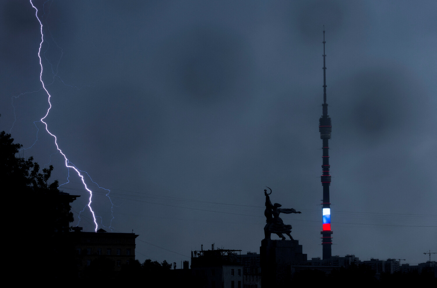 В москве ожидается сильная гроза