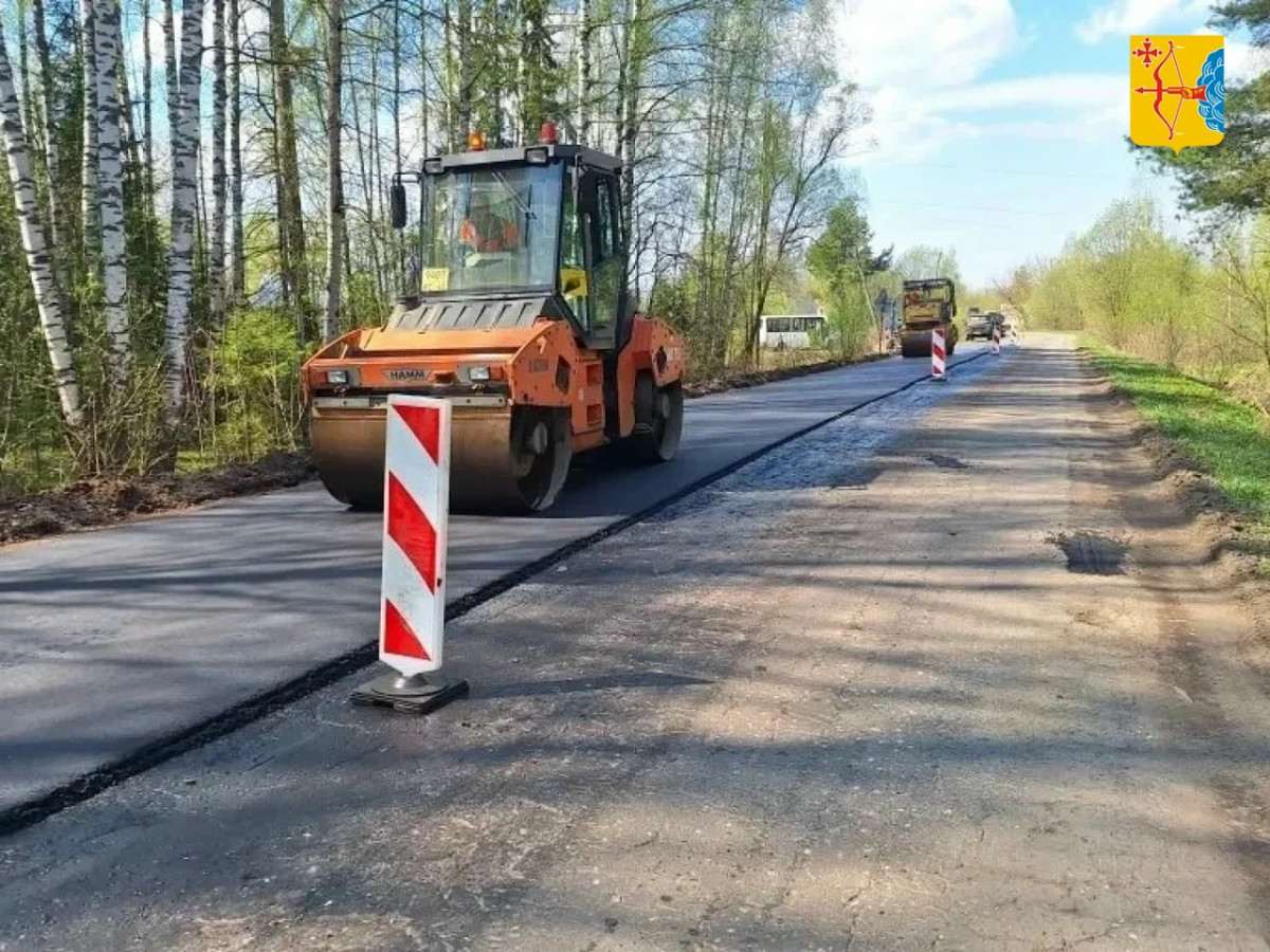 В Яранском районе начался ремонт дороги Яранск — Никулята