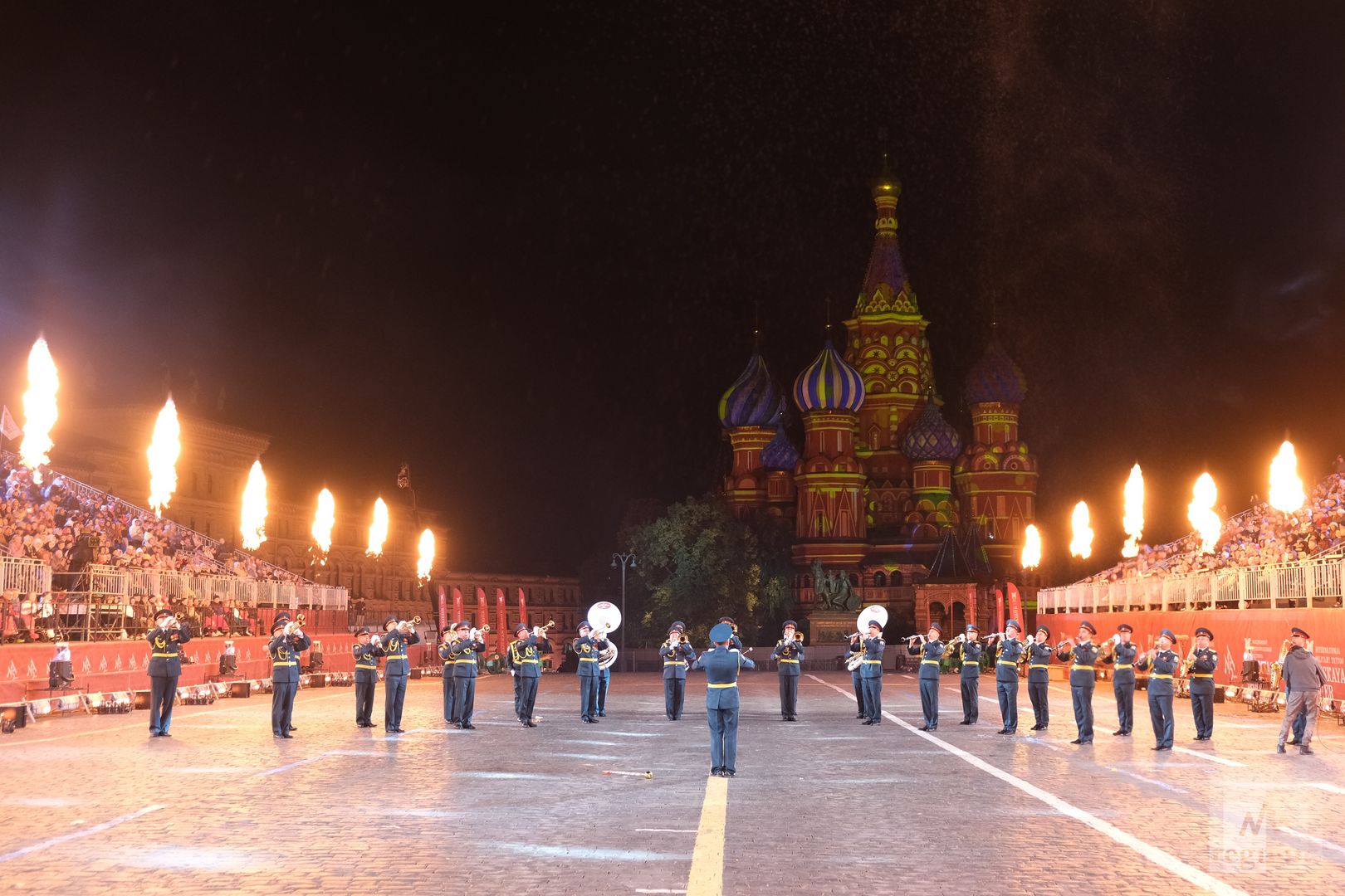 Выступление оркестра Главного управления войск национальной гвардии по Краснодарскому краю