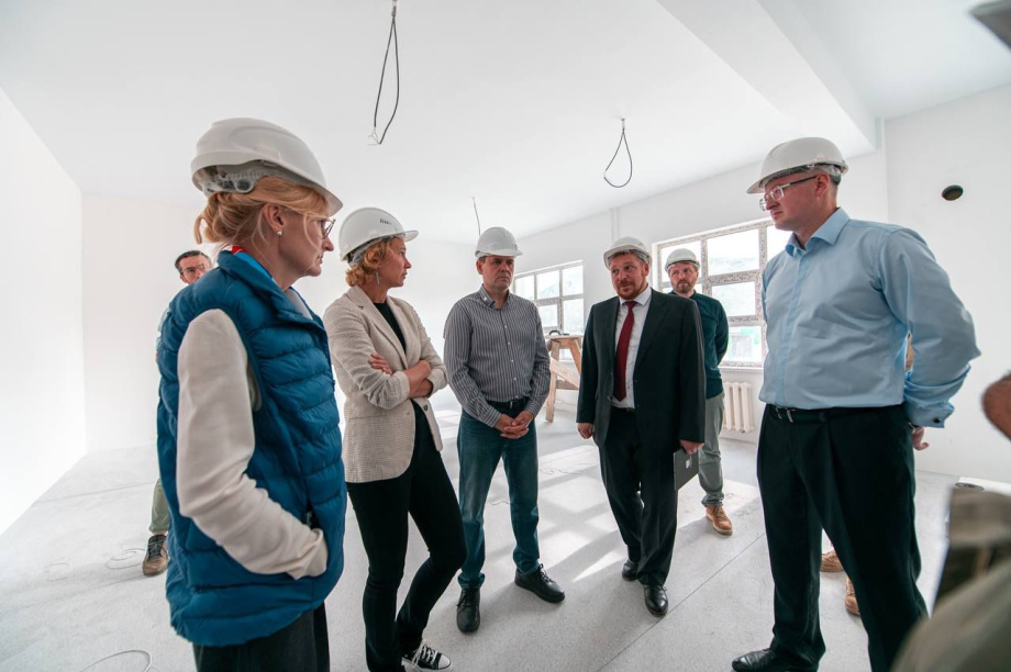 В Елизове завершается строительство нового корпуса школы №1 . kamgov.ru. Фотография 5