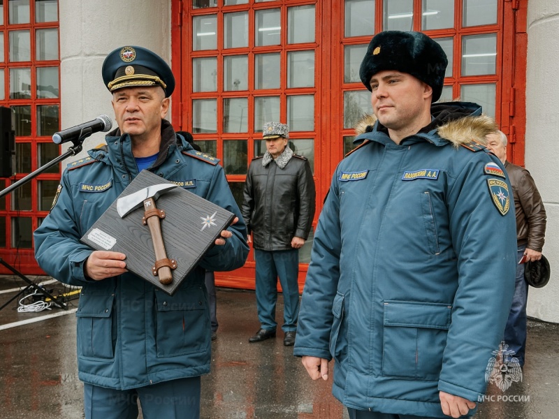Столичная пожарная часть МЧС России отметила юбилей