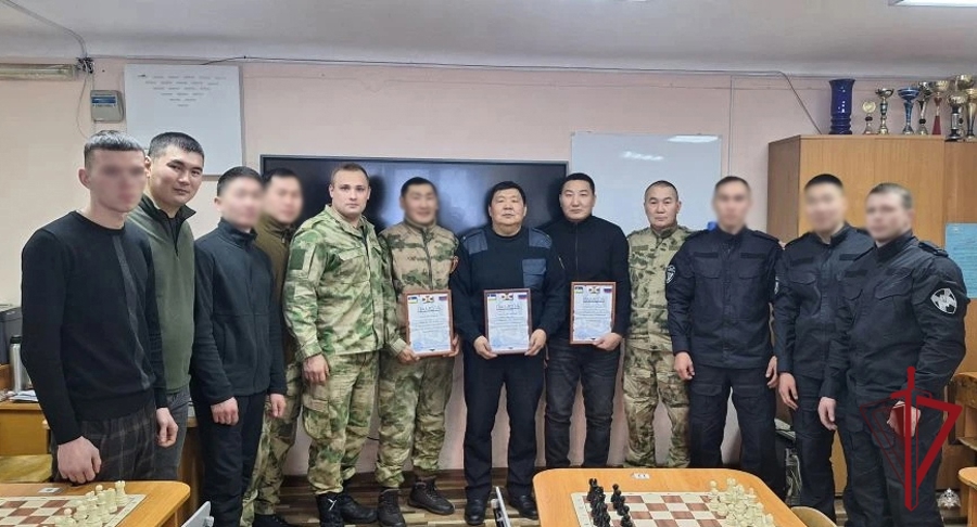 В Управлении Росгвардии по Республике Бурятия состоялся Чемпионат по шахматам