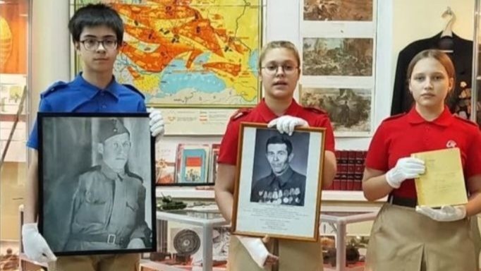 В школьном сытоминском музее создана карта, посвященная фронтовикам-односельчанам