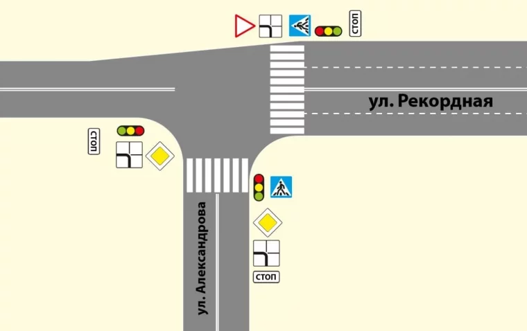 Фото: В Кемерове изменили приоритет движения на улицах Александрова и Рекордной: мэр объяснил, почему 4