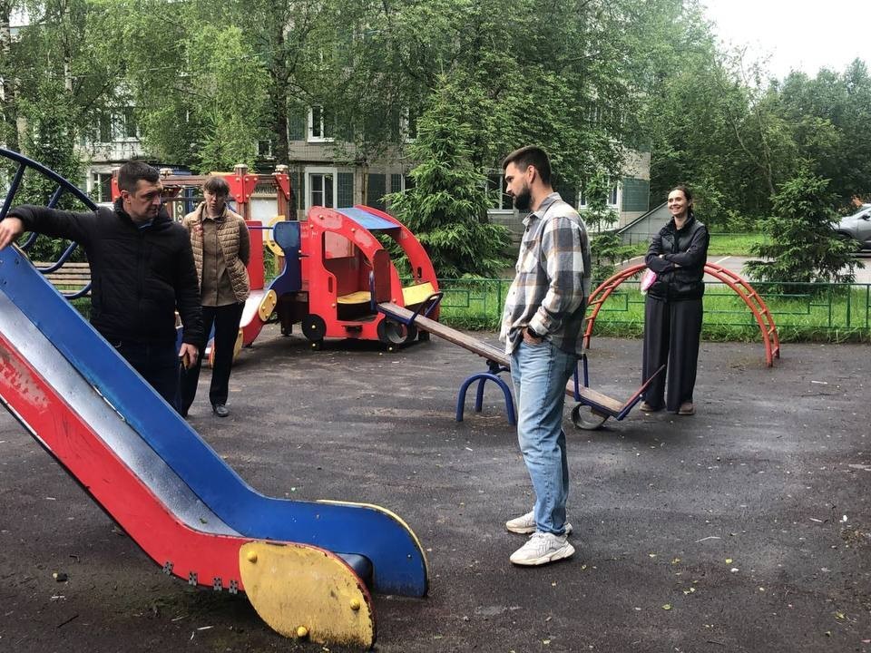 Детскую площадку в Жучках заменят на новую в 2026 году