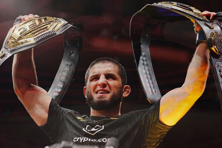 Ислам Махачев на турнире UFC 322, 15 ноября 2025 года