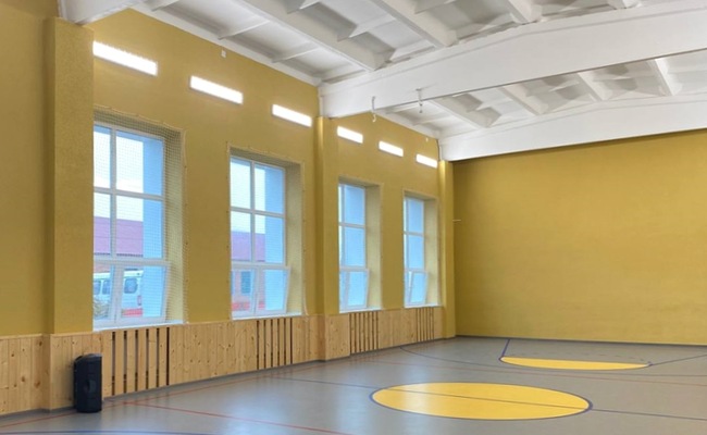 В башмаковском техникуме сельского хозяйства и пищевой промышленности после капремонта открыт спортзал