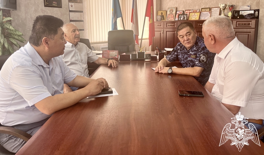 В Управлении Росгвардии по Астраханской области прошла встреча с руководителями общественных организаций