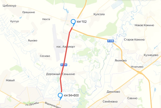 автодорога вятка на карте марий