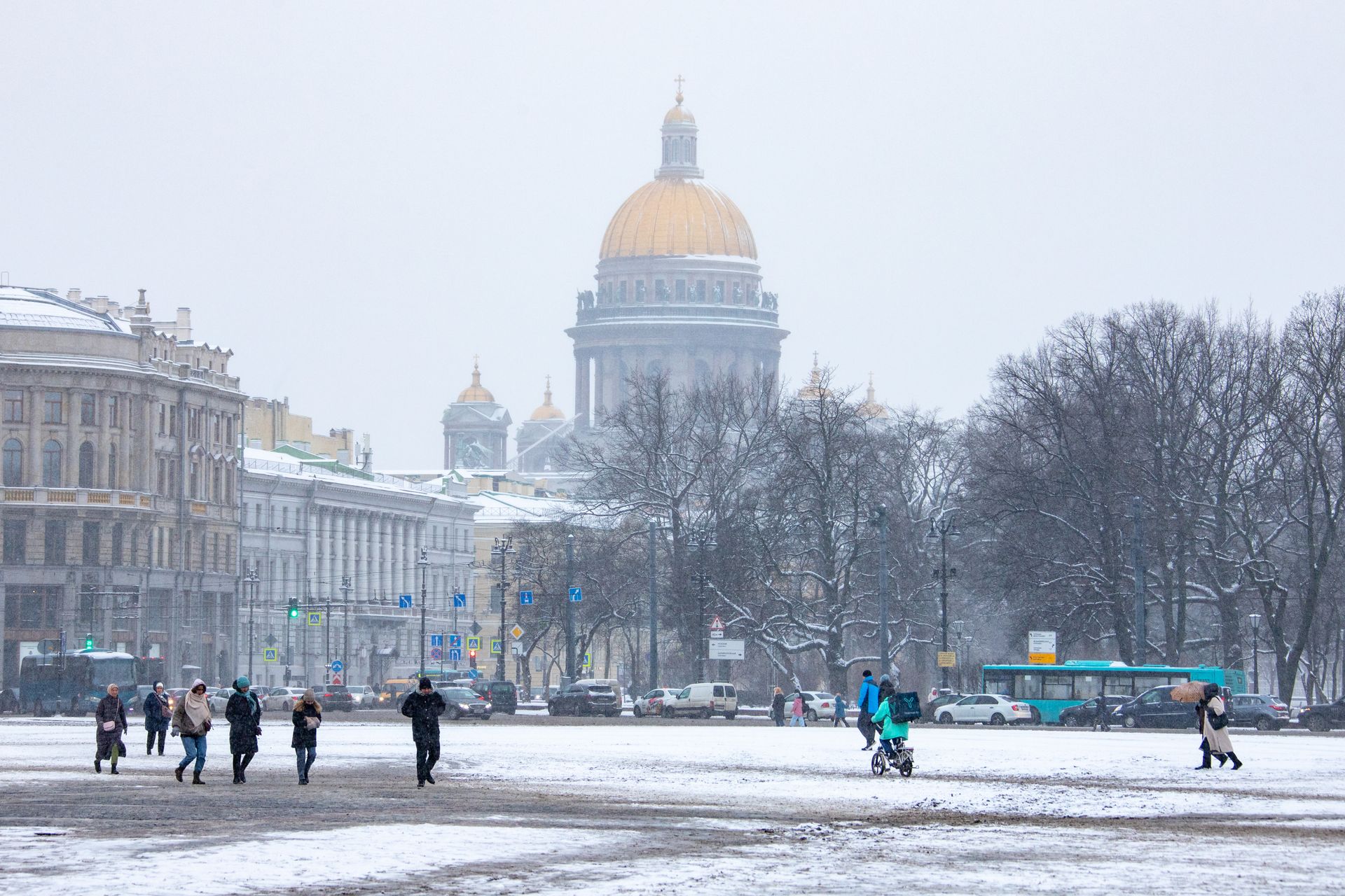 Петербург в январе