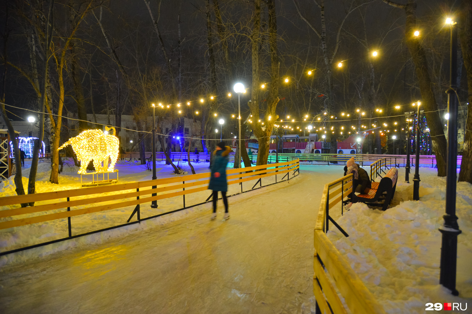 каток в петровском парке