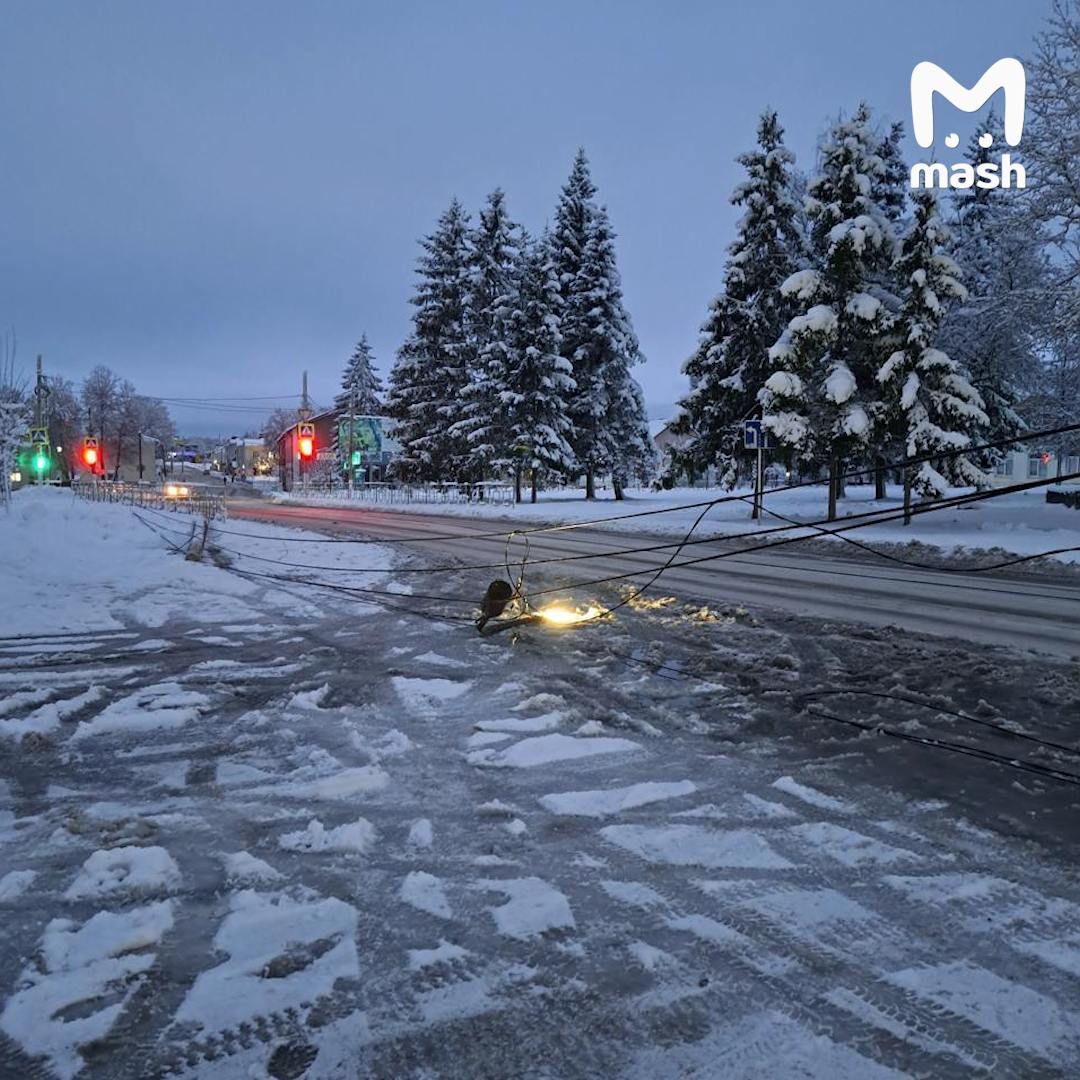 Центральный федеральный округ страдает от отключения света: 100 тысяч человек в темноте из-за снегопада