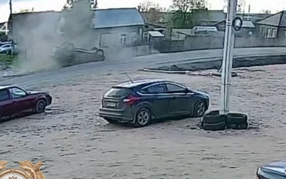 В Иркутской области на скорости перевернулся «Митсубиси Паджеро»