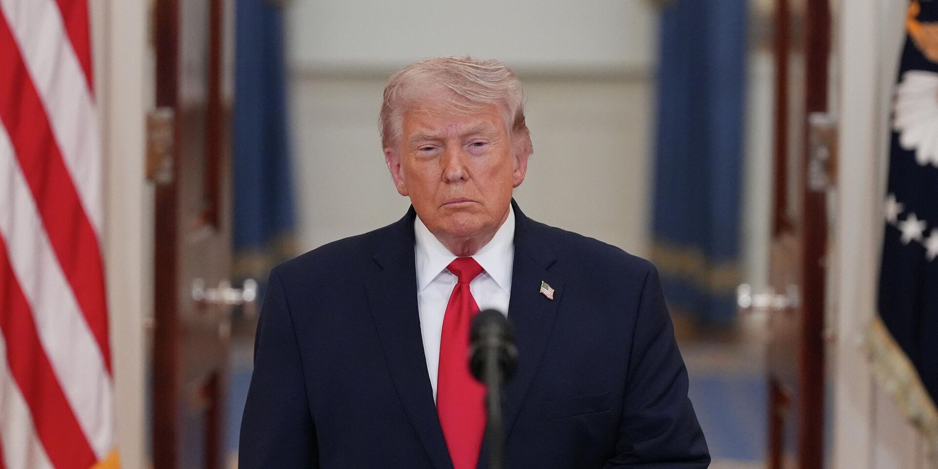 Президент США Дональд Трамп выступает с обращением к нации по поводу ситуации вокруг Ирана. 1 апреля 2026 г. - ИноСМИ, 1920, 19.05.2026