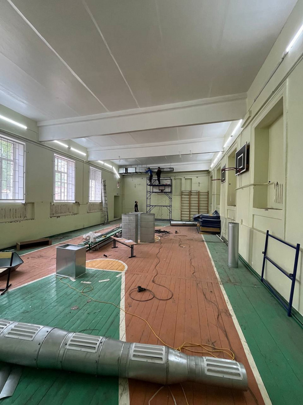 В лицее имени Шпагина идут масштабные ремонтные работы