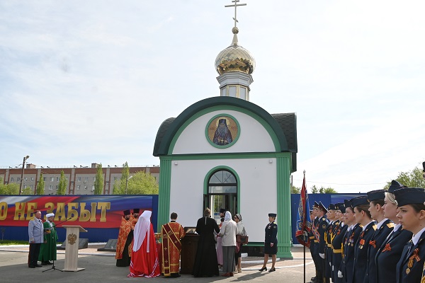 В УФСИН России по Оренбургской области состоялось открытие часовни преподобного Пимена Угрешского 