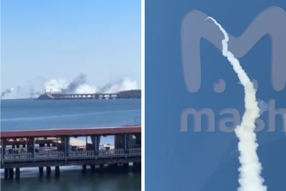 Задымление на крымском мосту. Дымовая завеса крымский мост. Дымовая завеса крымский мост. Дымовая завеса крымский мост. Ракеты атаковали крымский мост.