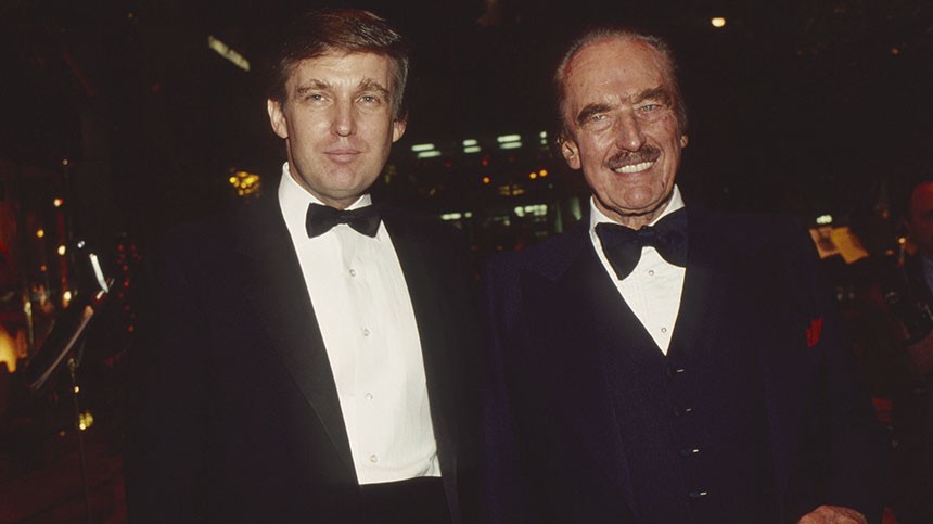 Дональд и его отец Фред Трамп.
