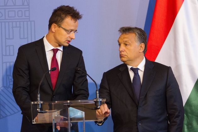 Петер Сийярто и Виктор Орбан