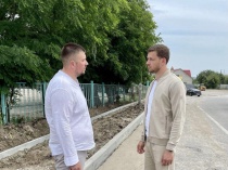 Первый заместитель начальника департамента Максим Калядин обследовал территории Гагаринского административного района