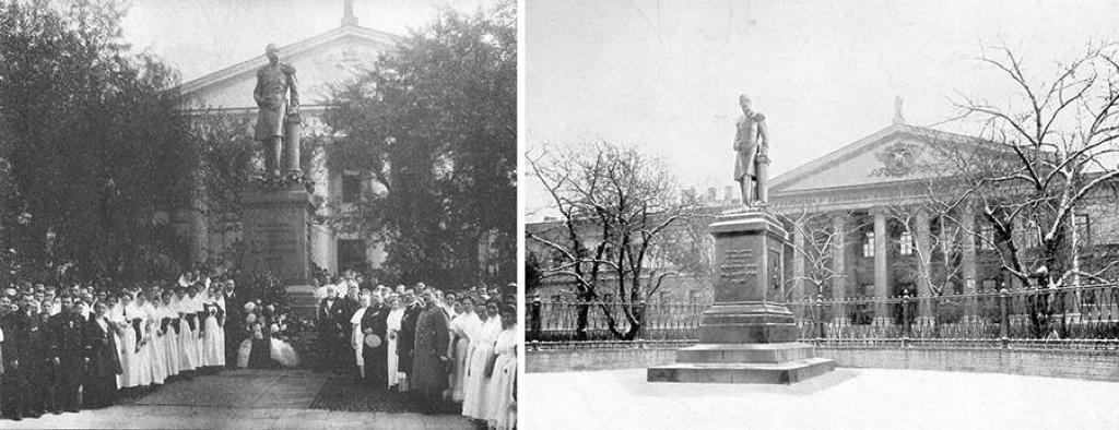Памятник принцу Ольденбургскому. Архивное фото. Фото предоставлено пресс-службой Мариинской больницы.