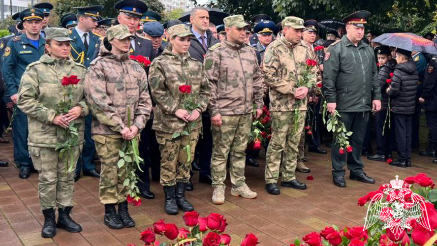 Начальник Управления Росгвардии по Кабардино-Балкарской Республике принял участие в памятном митинге