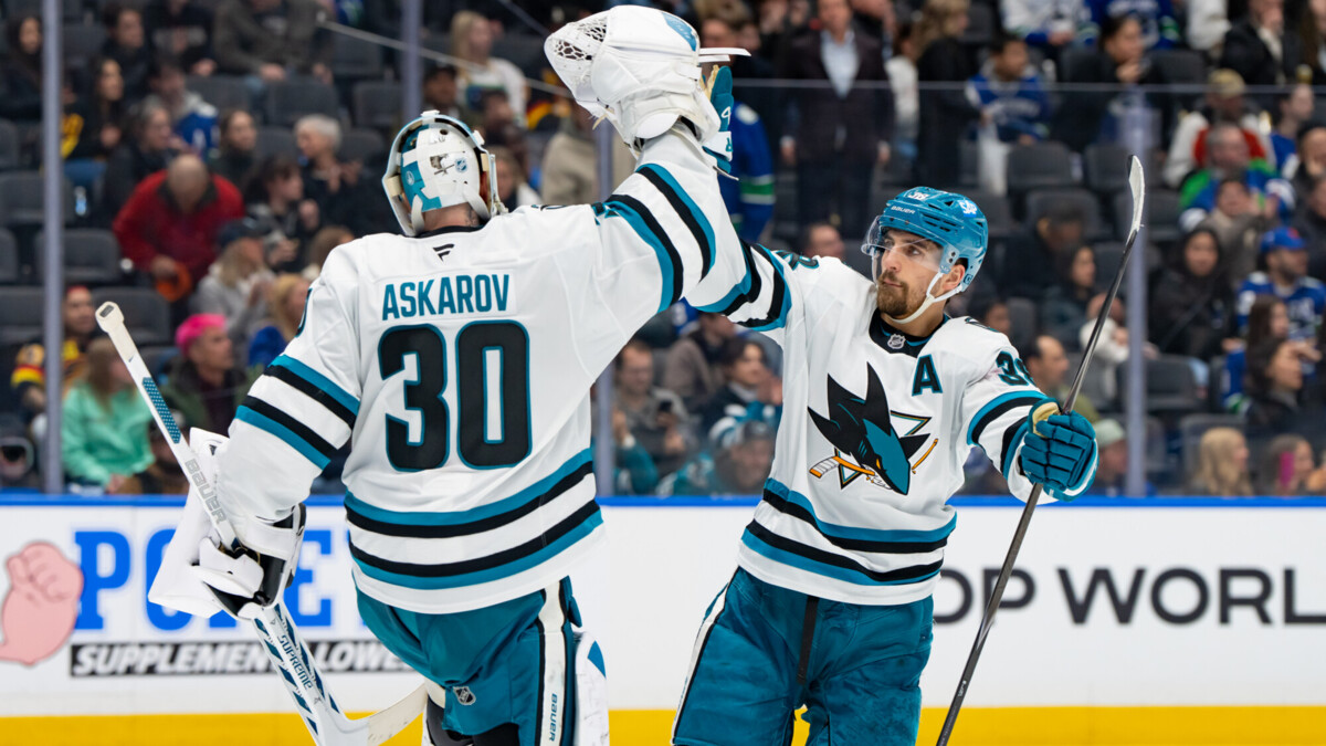 «Сан‑Хосе» обыграл «Ванкувер» в матче НХЛ, Аскаров отразил 23 броска