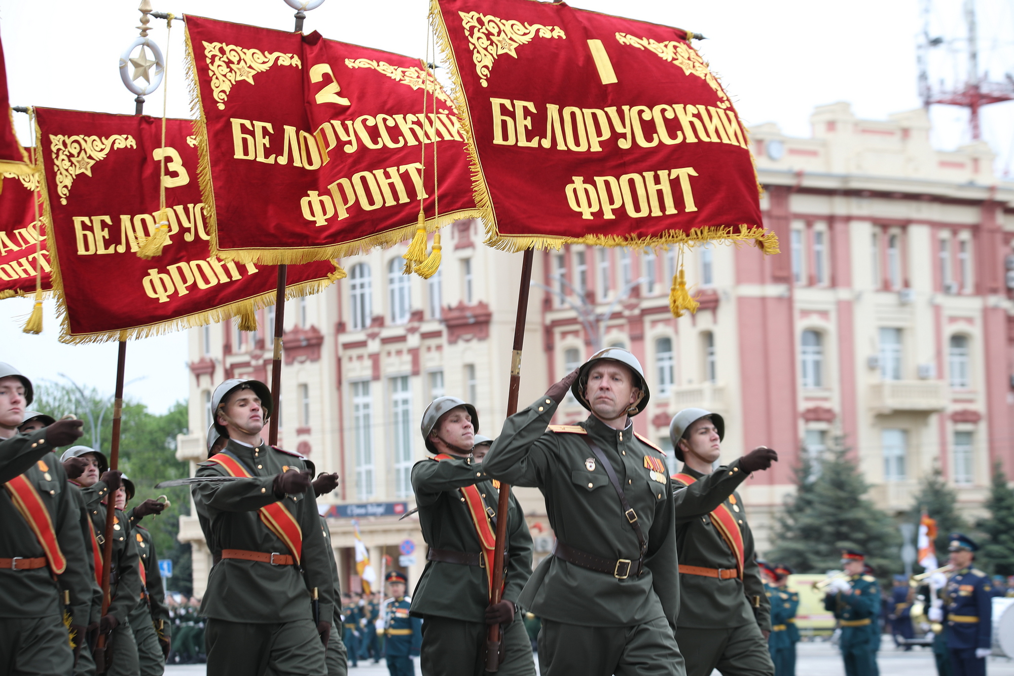 Парад войск Ростовского-на-Дону гарнизона, посвященный 78-й годовщине Победы в Великой Отечественной войне 1941-1945 годов