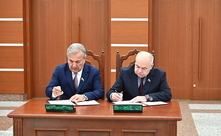 Десятое заседание Комиссии по сотрудничеству Совета Федерации и Сената Олий Мажлиса Республики Узбекистан