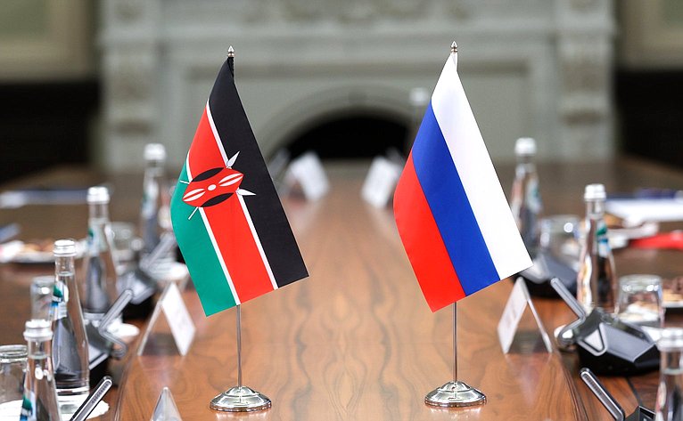 Константин Косачев провел встречу с заместителем Председателя Сената Республики Кения Катури Мурунги