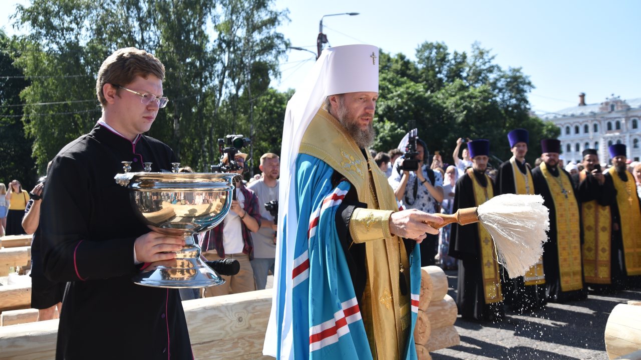 В Вологде возведён храм на месте снесённого Спасо-Всеградского собора