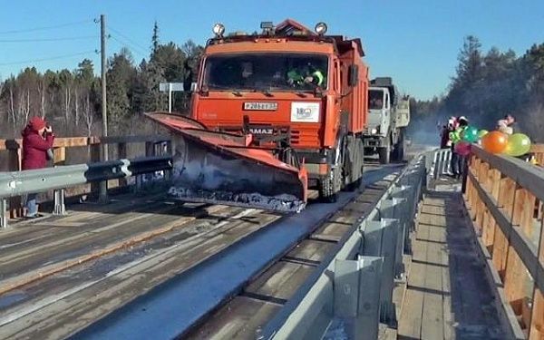 В Бурятии открыли мост через реку Полувананда