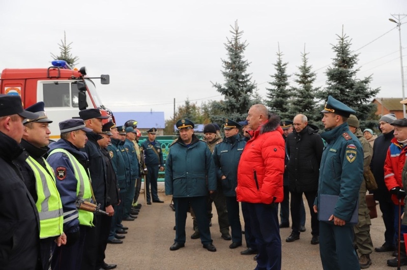 В Бураевском районе республики проходят командно-штабные учения