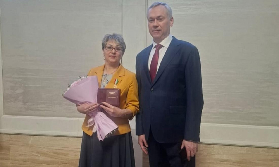Награду «За Материнскую доблесть» получила жительница Новосибирской области