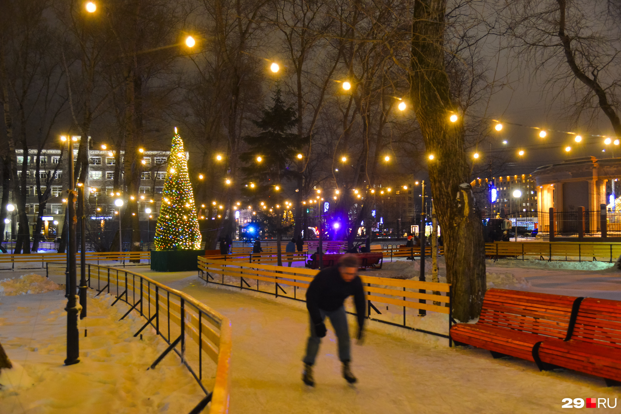 каток в петровском парке